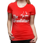 Women's Casual T-shirt The Grandfather Sexy Round Neck Short Sleeve Tops