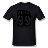 Cotton T Shirt for Men Alita 99 Cool Round Neck Short Sleeves Shirt