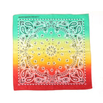 Bandanas 12 Pack Handkerchief Paisley Novelty Tie Dye Halloween Headband Turban for Men Women