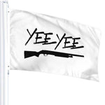 Fly Breeze 3 X 5 Ft Flag Yee Yee Black Flag Polyester Durable Nylon for Party