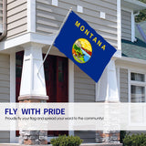 Fly Breeze 3 X 5 Ft Flag Montana Flag Polyester UV Fade Resistant for Home