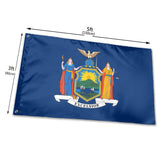 Fly Breeze 3 X 5 Ft Flag New York Flag Polyester Double Stitch Banner for Party