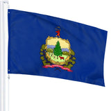 Fly Breeze 3 X 5 Ft Flag Vermont Flag Polyester UV Fade Resistant for Indoor Outdoor