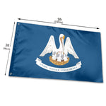 Fly Breeze 3 X 5 Ft Flag Louisiana Flag Polyester Durable Nylon for Indoor Outdoor