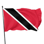 Fly Breeze 3 X 5 Ft Flag National Flag Of Trinidad And Tobago Polyester Durable Nylon for Indoor Outdoor