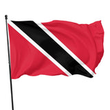 Fly Breeze 3 X 5 Ft Flag National Flag Of Trinidad And Tobago Polyester Durable Nylon for Indoor Outdoor