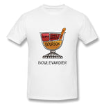 Mens Novelty T-Shirt Boulevardier Mixed Drink Liquor Shirt Comfortable O-Neck Short Sleeves Shirt