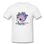 Mens Novelty T-Shirt Beauty Is In The Eyes Of The Monster Comfy Crew Neck Short Sleeves Shirt