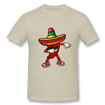 Men's Casual T-shirt Drinco Party Shirt Tequila Fiesta Food Costume Cool Round Neck Short Sleeves Blouse Tops