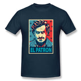 Men's Casual T-shirt Escobar Hope Poster Cool O-Neck Short Sleeves Blouse Tops