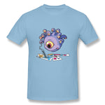 Mens Novelty T-Shirt Beauty Is In The Eyes Of The Monster Comfy Crew Neck Short Sleeves Shirt