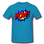 Men's Graphic T Shirt Pow Comic Comic Book Fight Breathable Round Neck Short Sleeves Tees