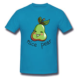 Men's Graphic T Shirt Nice Pear Comfy O-Neck Short Sleeves Tees