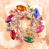 Rhinestone Brooches Brooch Pin Women's Rhinestones Breastpin for Wedding/Banquet/Bouquet