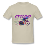 Men's Graphic T Shirt Cycling Trends Comfortable Round Neck Short Sleeves Tee