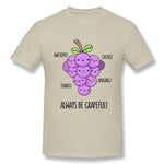 Cotton T Shirt for Men Grapeful New Comfortable O-Neck Short Sleeves Tee