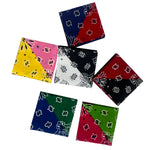 12 Pcs Bandanas Multi-Purpose Bandanas Paisley Cowboy Cotton Headbands 22x22 inch