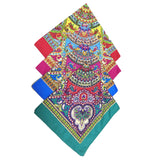 Paisley Cowboy Bandanas 12 Pack 22 Inch Novelty Handkerchief Headbands for Men Women