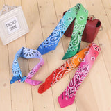 Bandanas 12 Pack Handkerchief Paisley Novelty Tie Dye Halloween Headband Turban for Men Women