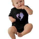 Toddler Climbing Bodysuit Cute Narwhals Cool Graphic Unisex Baby Short Sleeves One-Pieces Romper