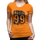 Novelty T Shirt for Women Alita 99 Summer Round Neck Short Sleeve Shirts