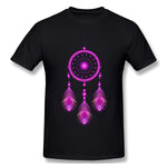 Cotton T Shirt for Men Dream Catcher Cool Crew Neck Short Sleeves Blouse Tops