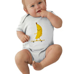 Toddler Climbing Bodysuit Banana Skater Colors Print Graphic Unisex Babys Short Sleeves Climbing T-Shirt