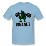 Cotton T Shirt for Men Quadzilla Style Round Neck Short Sleeves Shirt