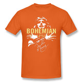 Mens Novelty T-Shirt Bohemian Comfortable O-Neck Short Sleeves Tee