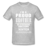 Mens Novelty T-Shirt I'm A Proud Style O-Neck Short Sleeves Tee