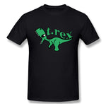 Cotton T Shirt for Men T.rex Cool O-Neck Short Sleeves Blouse Tops