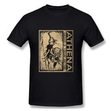 Mens Novelty T-Shirt Athena Style Round Neck Short Sleeves Tee