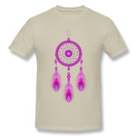 Cotton T Shirt for Men Dream Catcher Cool Crew Neck Short Sleeves Blouse Tops