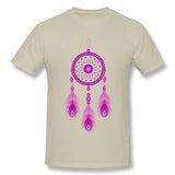 Cotton T Shirt for Men Dream Catcher Cool Crew Neck Short Sleeves Blouse Tops