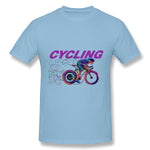 Men's Graphic T Shirt Cycling Trends Comfortable Round Neck Short Sleeves Tee