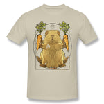 Cotton T Shirt for Men Piggie Da Vinci Pigtruvias Comfy Crew Neck Short Sleeves Tee