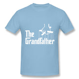 Mens Novelty T-Shirt The Grandfather Breathable O-Neck Short Sleeves Tee