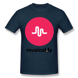 Men's Graphic T Shirt Musically Comfortable Crew Neck Short Sleeves Blouse Tops