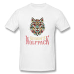 Men's Graphic T Shirt Groom's WolfPack Comfy Round Neck Short Sleeves Blouse Tops