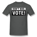 Men's Graphic T Shirt Don't Boo Vote Comfortable O-Neck Short Sleeves Blouse Tops