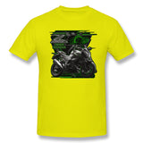 Cotton T Shirt for Men Kawasaki Owners Indonesia Cool Round Neck Short Sleeves Tee