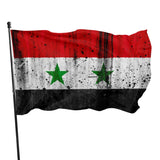 Fly Breeze 3 X 5 Ft Flag Syria Flag Polyester Double Stitch Banner for House Decorations