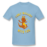 Cotton T Shirt for Men I Only Wallaby With You Breathable O-Neck Short Sleeves Tees