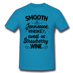 Men's Graphic T Shirt Smooth Jennessee Whiskey Sweet As Strawberry Wine For Light Breathable O-Neck Short Sleeves Tee