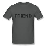 Cotton T Shirt for Men Friend Enemy Human People Persons Comfortable O-Neck Short Sleeves Shirt