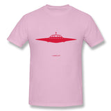 Men's Graphic T Shirt The UFO Style O-Neck Short Sleeves Blouse Tops