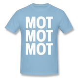 Men's Casual T-shirt Mot Mot Mot Comfy O-Neck Short Sleeves Tees