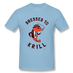 Men's Casual T-shirt Dressed To Krill Comfortable Crew Neck Short Sleeves Blouse Tops