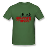 Mens Novelty T-Shirt Stranger Things Breathable O-Neck Short Sleeves Shirt