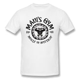 Men's Graphic T Shirt Maui's Gym Comfy Round Neck Short Sleeves Tees